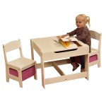 Masuta Pastel White 3 in 1 cu tabla de scris si spatii de stocare - MDF Liberty House